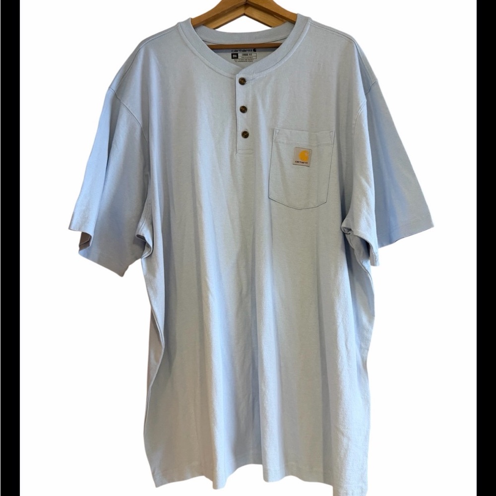 Carhartt Men's Light Gray Button Down Shirt 2XL NWOT